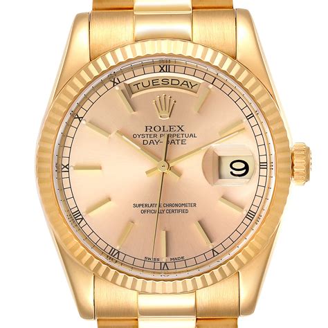 rolex president solid gold replica swiss|rolex presidential.